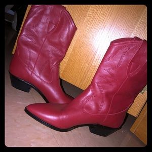 COPY - Rebecca minkoff red cowboy boots